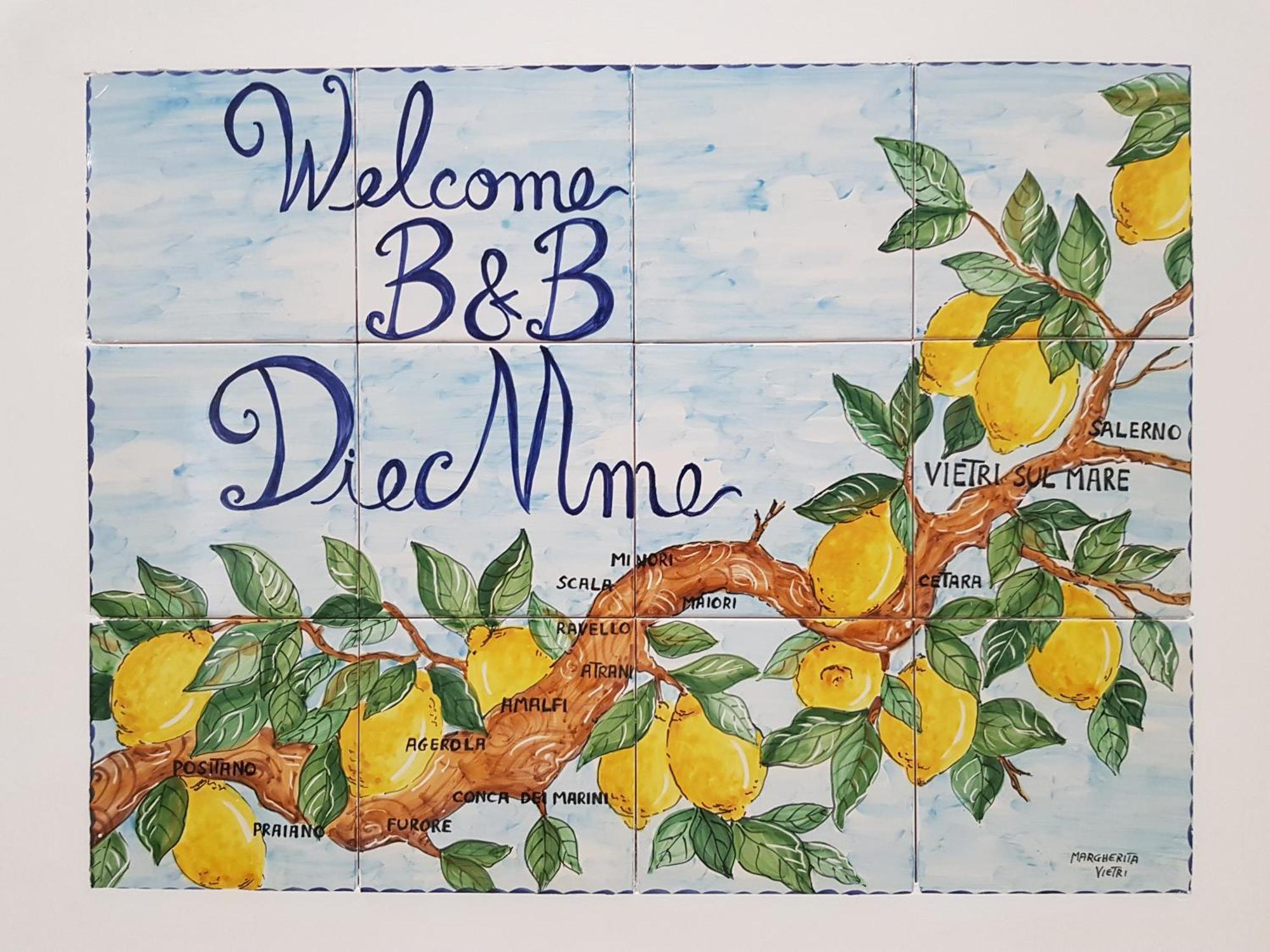 B&B Diemme Amalfi Coast Vietri Eksteriør billede